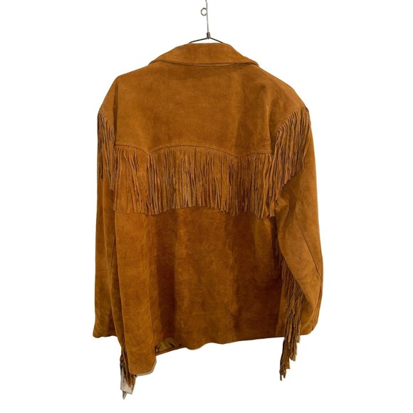 Vintage Guide Gear Western Cowboy Suede Jacket Men's 2XL Heavy Duty NWT - Picture 2 of 3